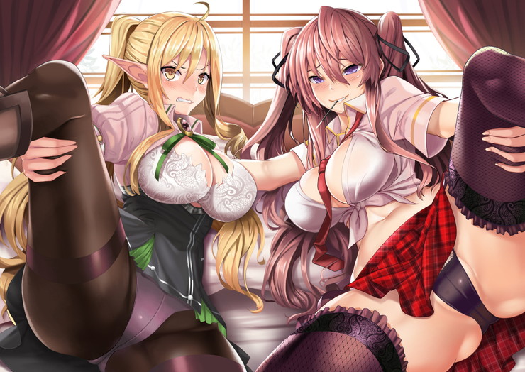 【二次】ミニスカートを履いた女の子のエロ画像 Part２