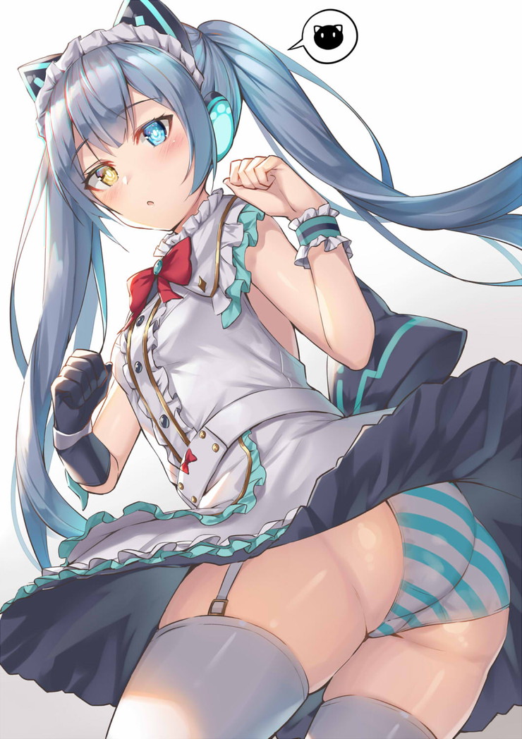 【二次】パンツがチラリズムしているパンチラエロ画像 Part１