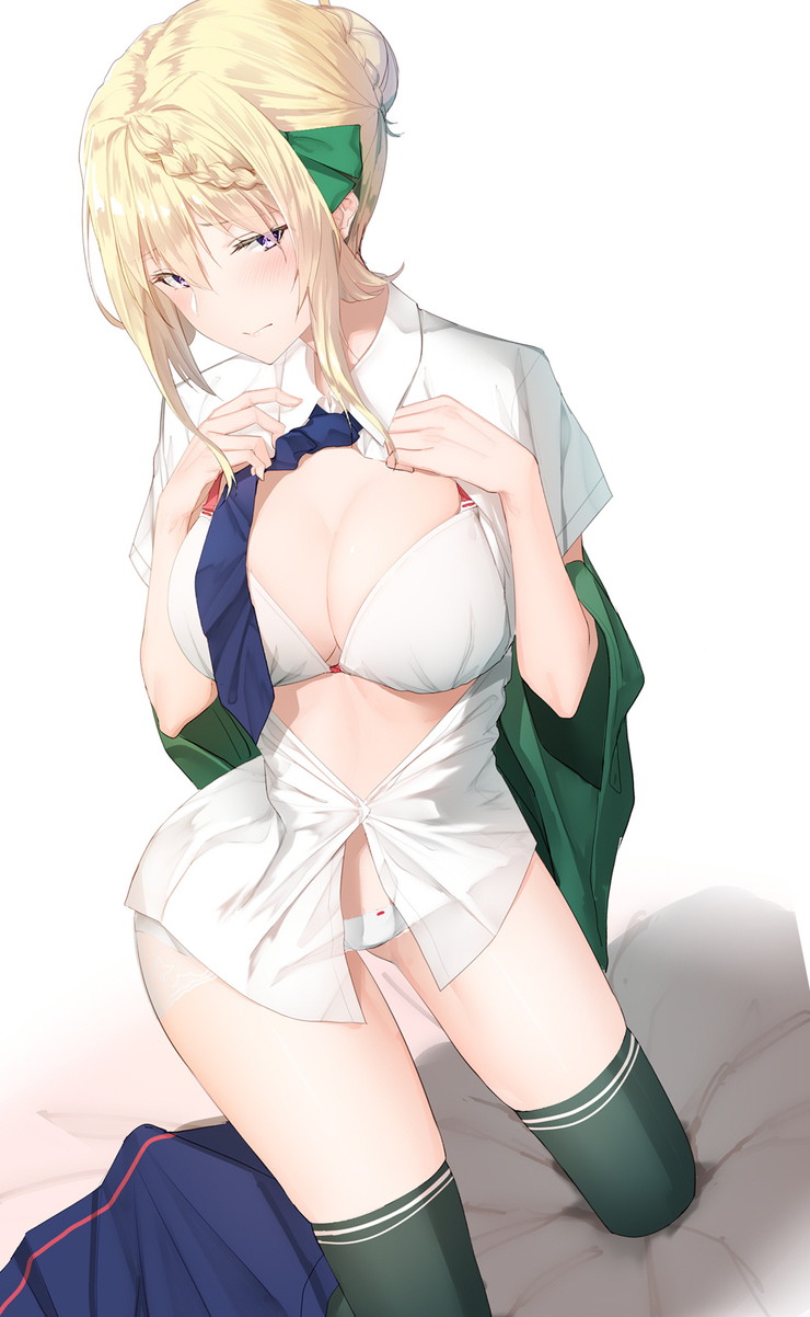 【二次】赤面、恥じらいエロ画像 Part１２【まとめ】