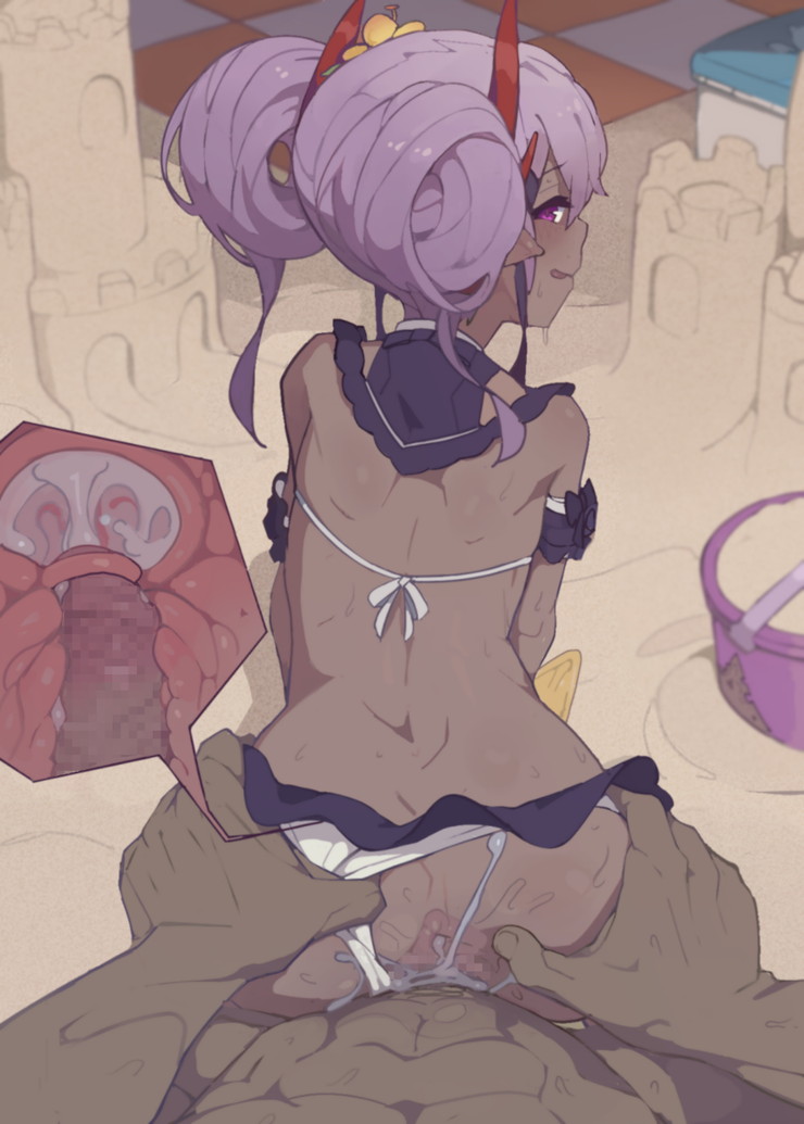 【二次】背中が見えている女の子のエロ画像 Part８