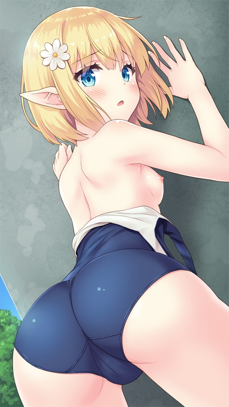 【二次】背中が見えている女の子のエロ画像 Part８