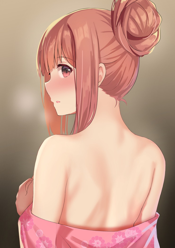 【二次】背中が見えている女の子のエロ画像 Part８