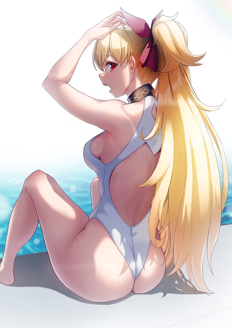 【二次】背中が見えている女の子のエロ画像 Part８