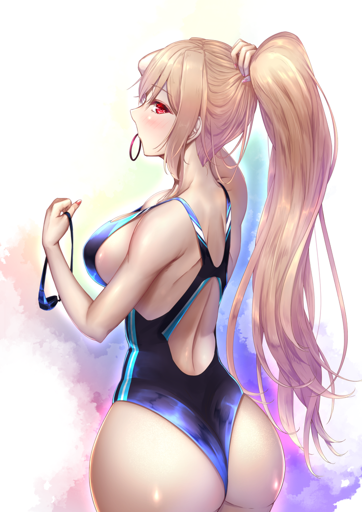 【二次】背中が見えている女の子のエロ画像 Part８