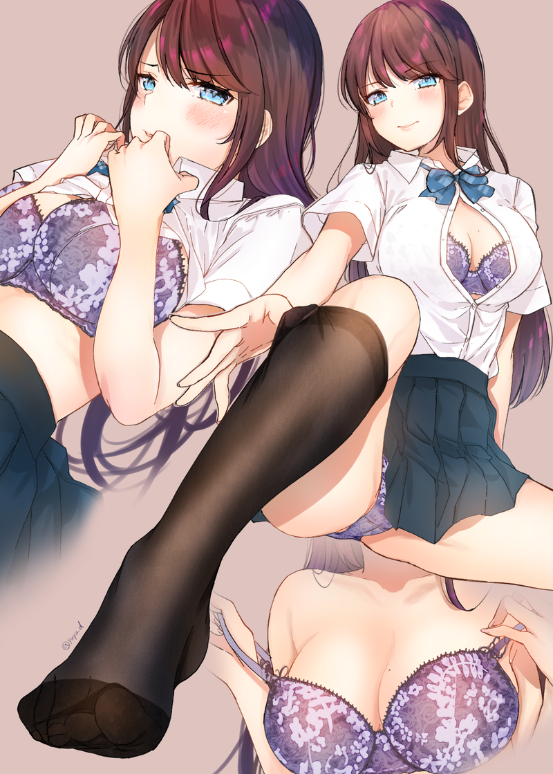 スケベな制服JK、JCたちのエロ画像まとめ Part１４