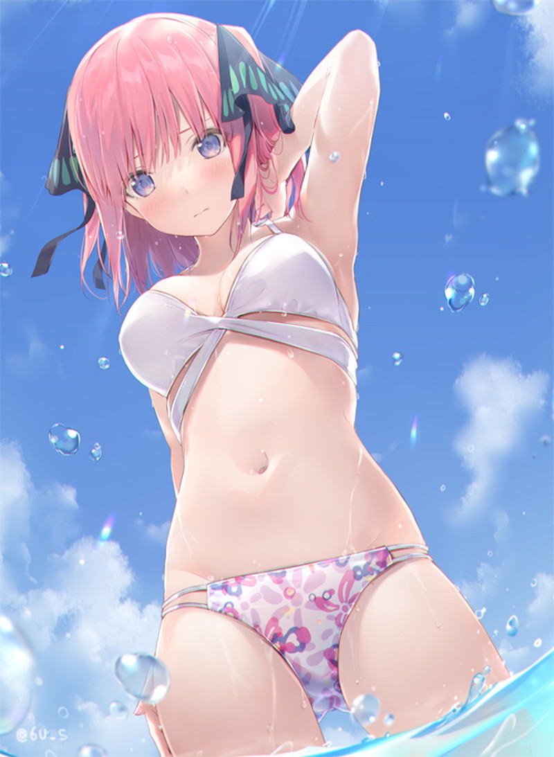 【二次】海、水辺にいる女の子のエロ画像 Part９