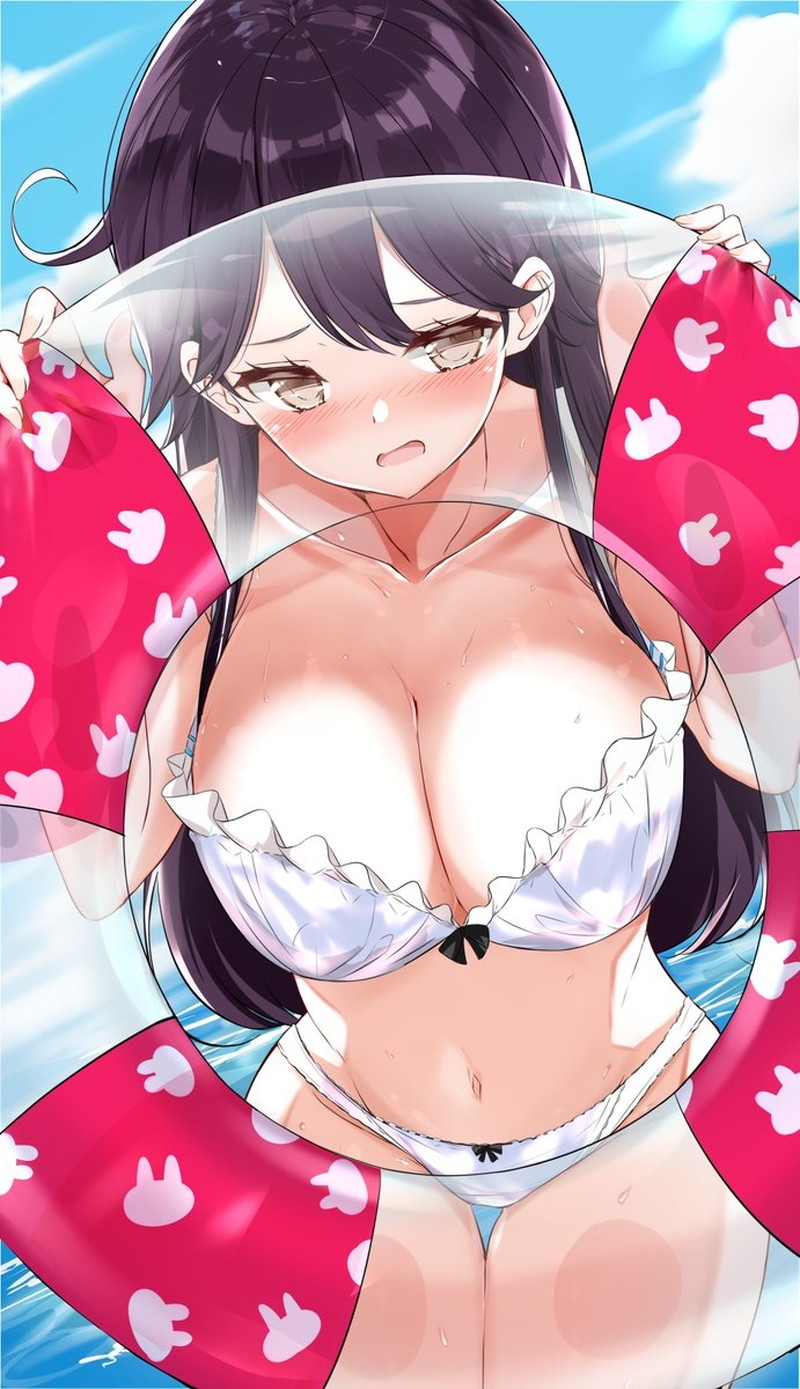 【二次】海、水辺にいる女の子のエロ画像 Part９
