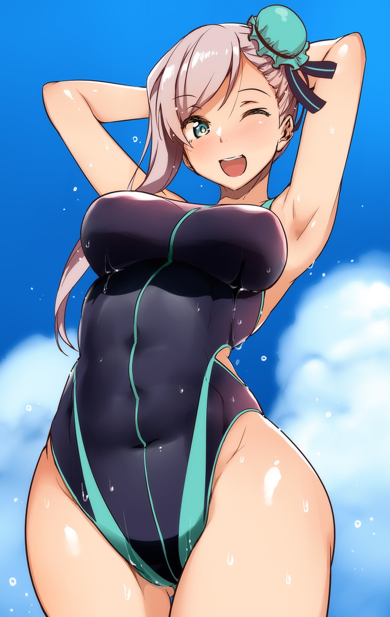【二次】海、水辺にいる女の子のエロ画像 Part９