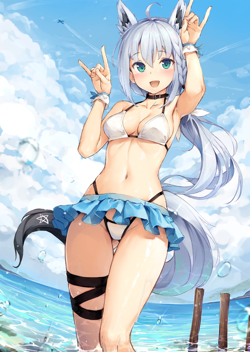 【二次】海、水辺にいる女の子のエロ画像 Part９