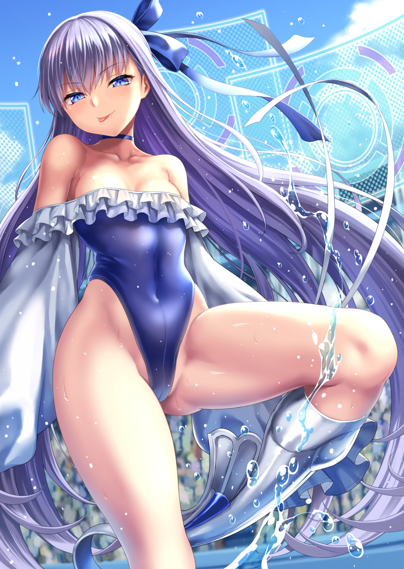 【二次】海、水辺にいる女の子のエロ画像 Part９