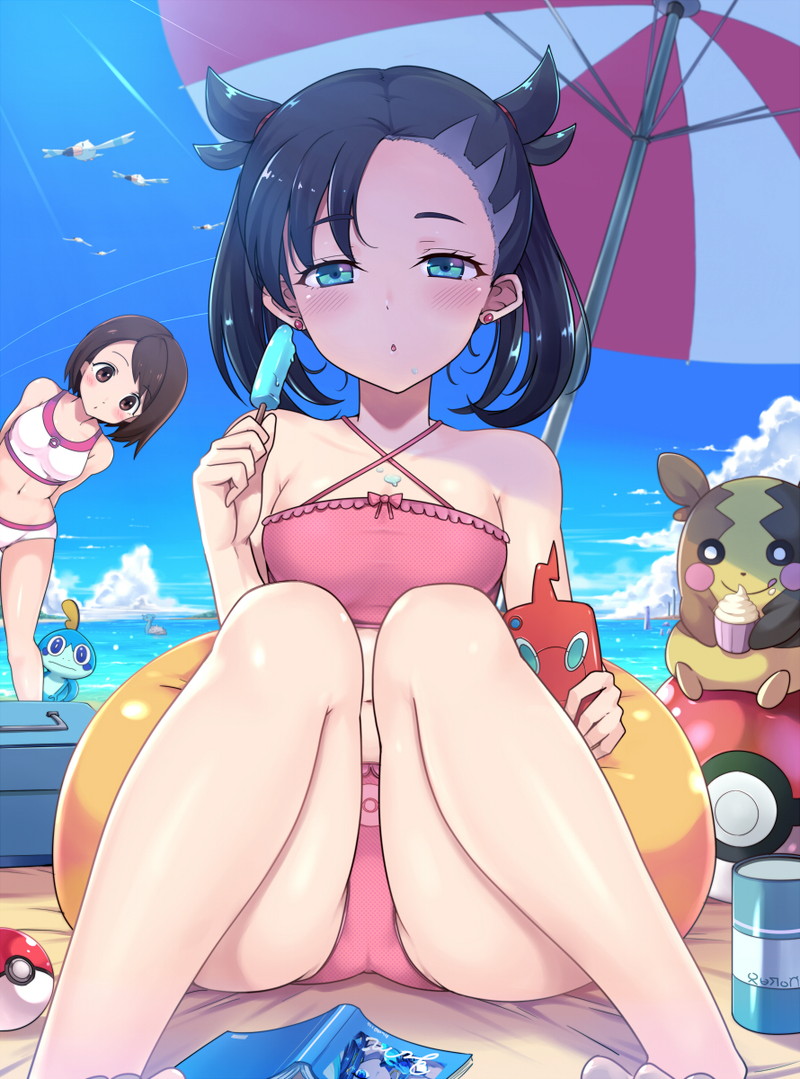 【二次】海、水辺にいる女の子のエロ画像 Part９