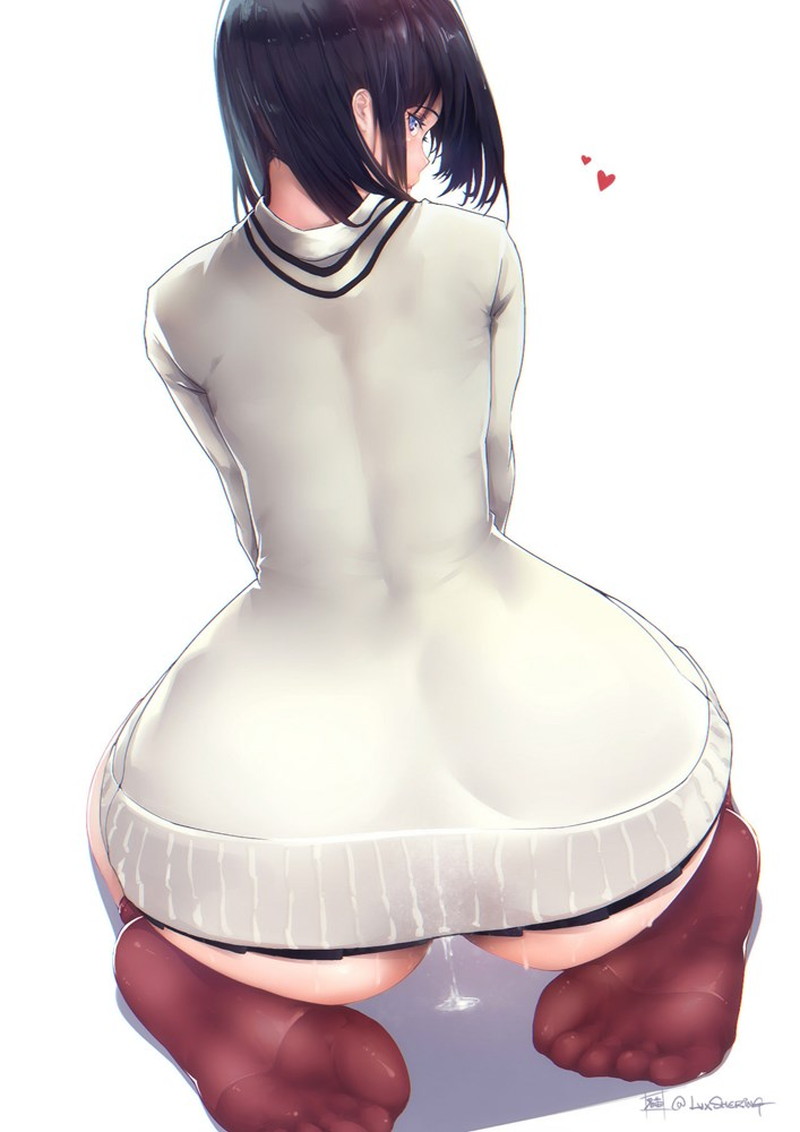 【二次】しゃがみ込み、エロ蹲踞の姿勢のエロ画像 Part１０