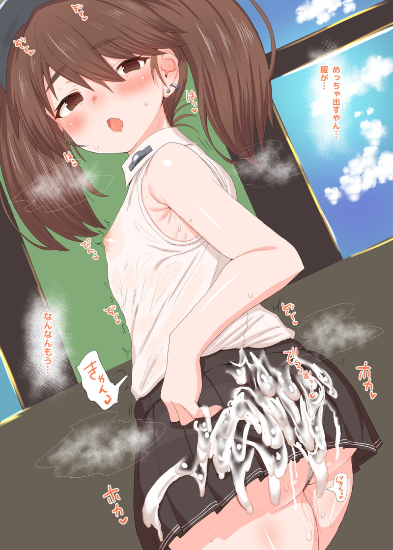 【二次】ぶっかけ＆顔射で体中精液まみれのエロ画像 Part１１