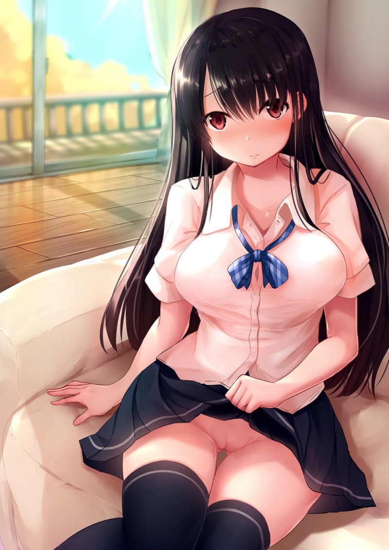 【二次】パンツを履いていないノーパン状態の女の子の画像 Part６