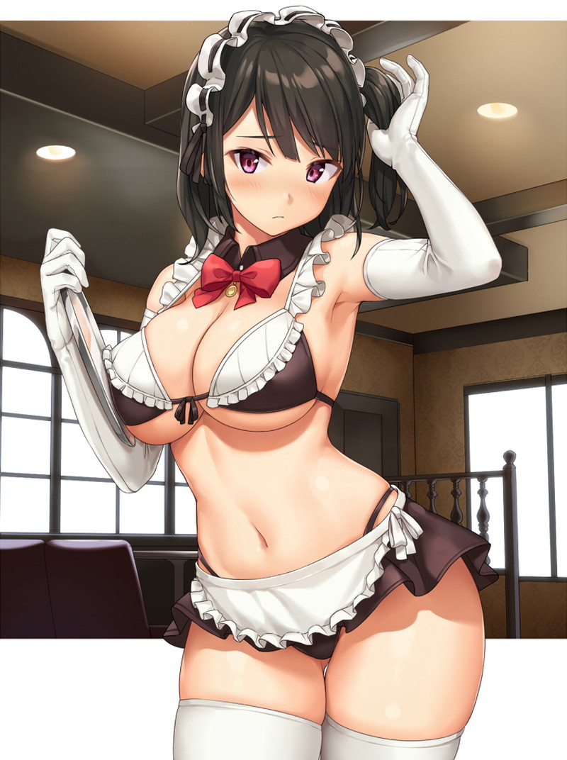 【二次】メイド服を着た女の子のエロ画像 Part１２