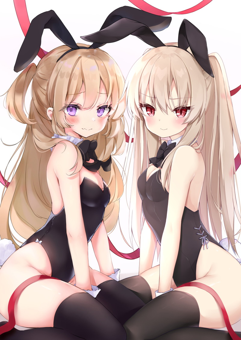 【二次】太もも絶対領域がエッチなニーソックス画像 Part１９