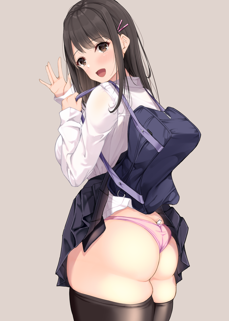 【二次】太もも絶対領域がエッチなニーソックス画像 Part１９