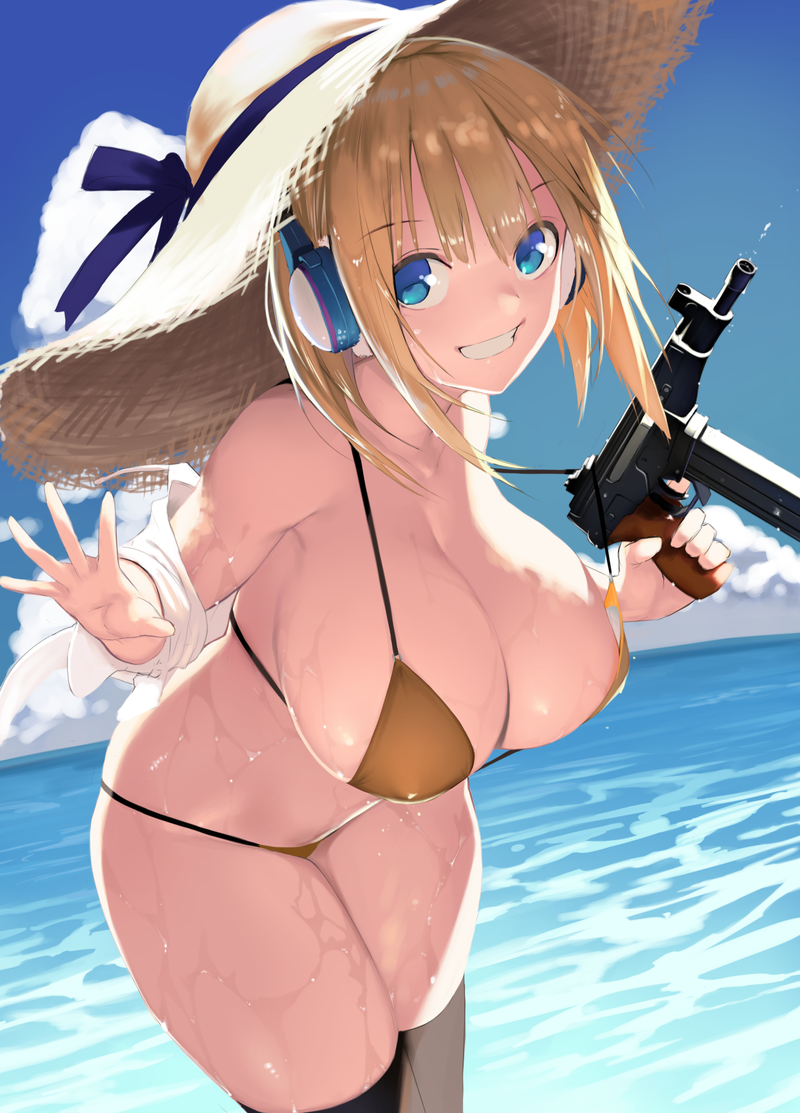 【二次】太もも絶対領域がエッチなニーソックス画像 Part１９
