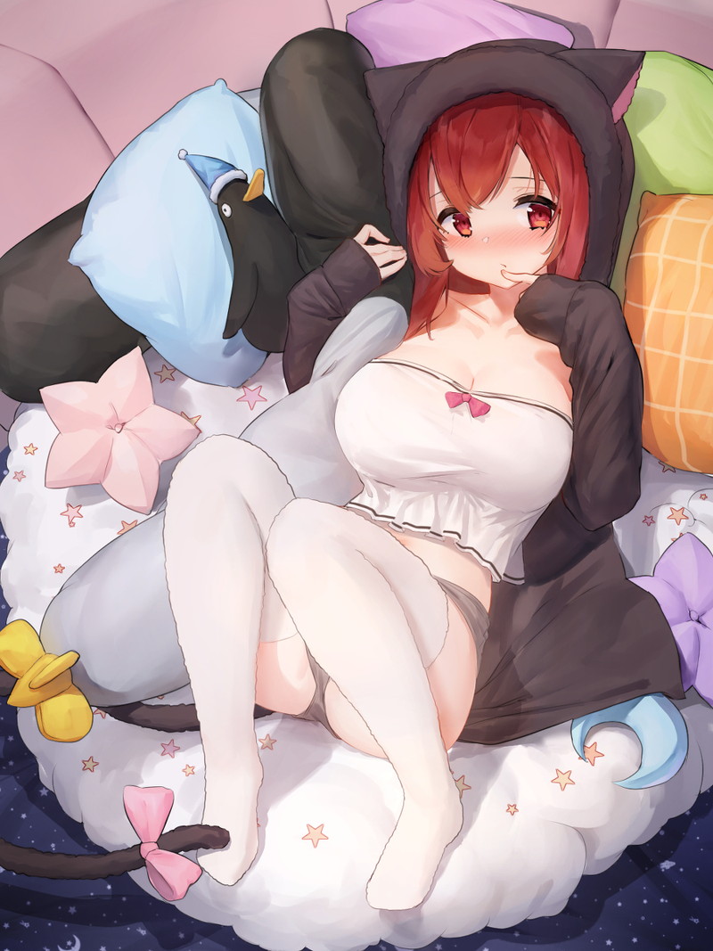 【二次】太もも絶対領域がエッチなニーソックス画像 Part１９