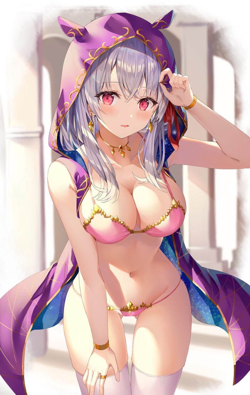 【二次】太もも絶対領域がエッチなニーソックス画像 Part１９