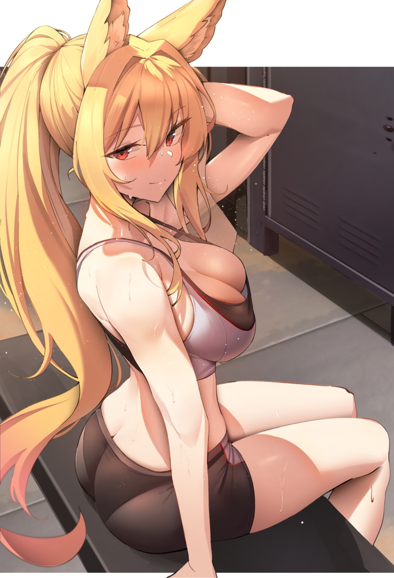 【二次】女の子の汗に興奮するエロ画像 Part４