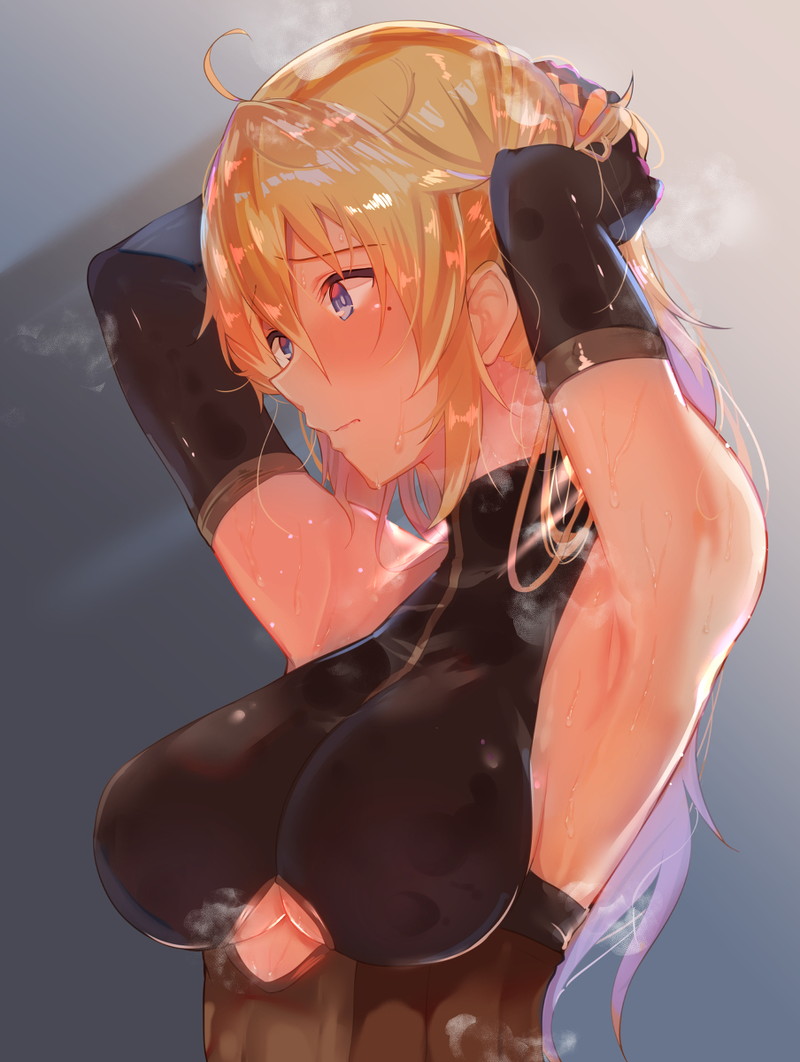 【二次】おっぱいの重みが伝わりそうな下乳、乳袋画像 Part７