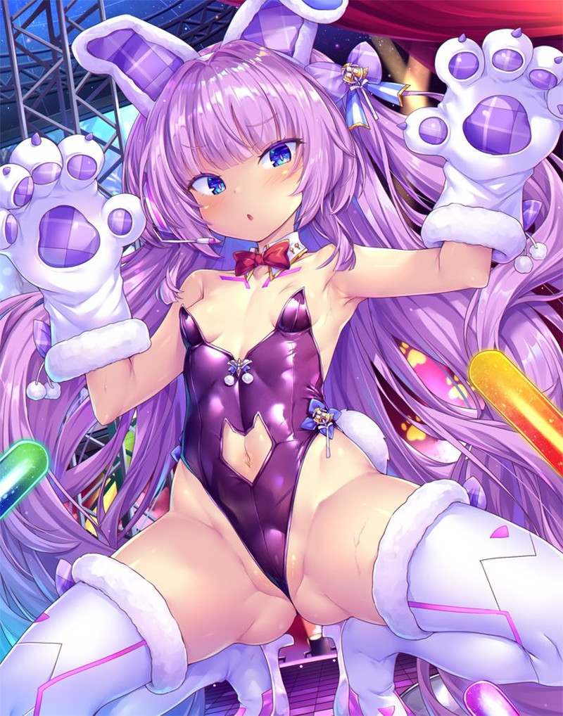 下品なガニ股エロ蹲踞の姿勢がエロい二次画像 Part６