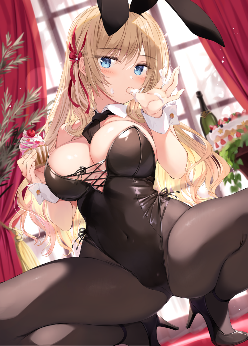 下品なガニ股エロ蹲踞の姿勢がエロい二次画像 Part６