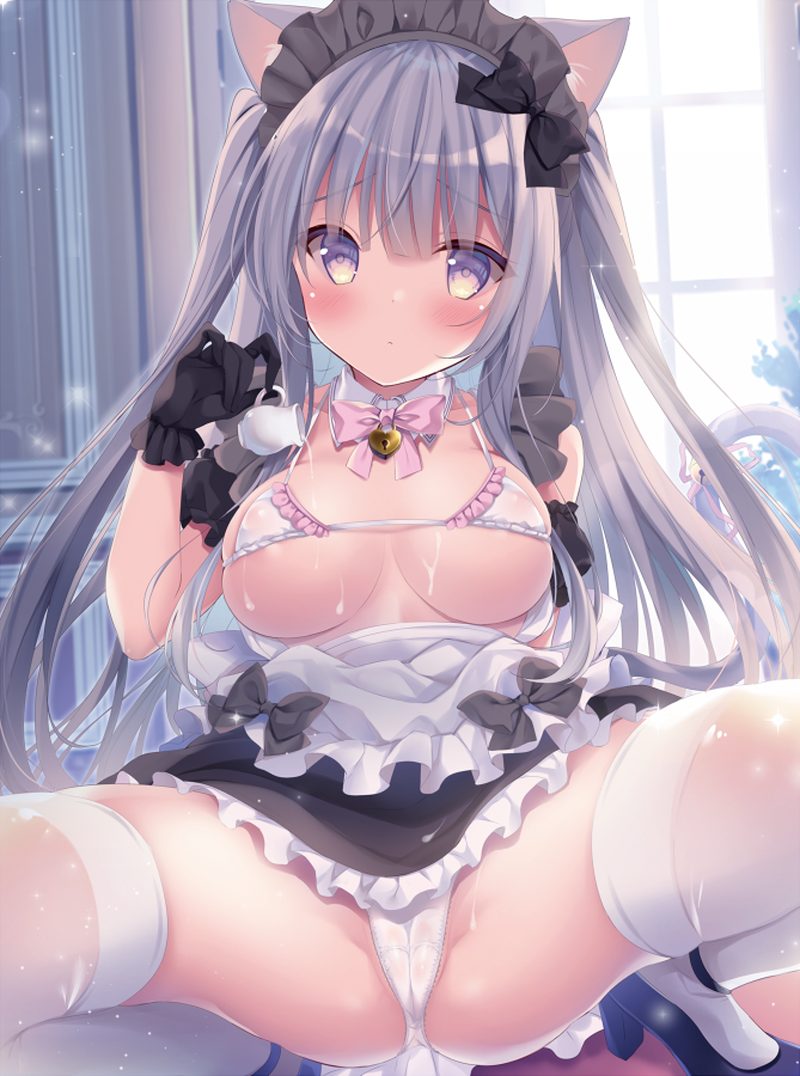 下品なガニ股エロ蹲踞の姿勢がエロい二次画像 Part６
