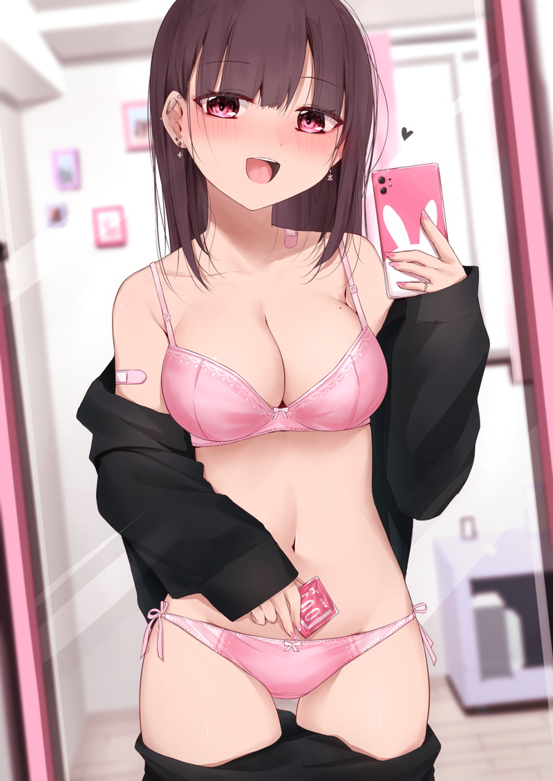 【二次】エッチで可愛いブラジャーを付けた女の子のエロ画像 Part２０