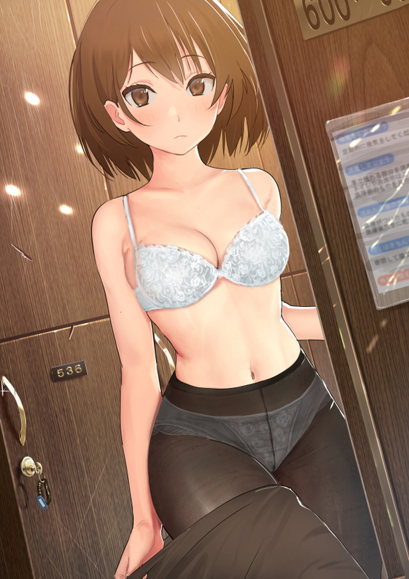 【二次】エッチで可愛いブラジャーを付けた女の子のエロ画像 Part２０