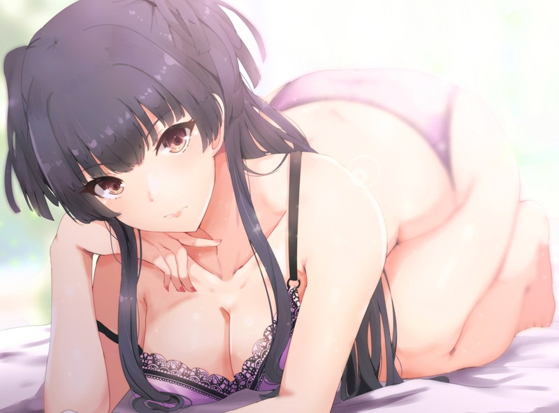 【二次】エッチで可愛いブラジャーを付けた女の子のエロ画像 Part２０
