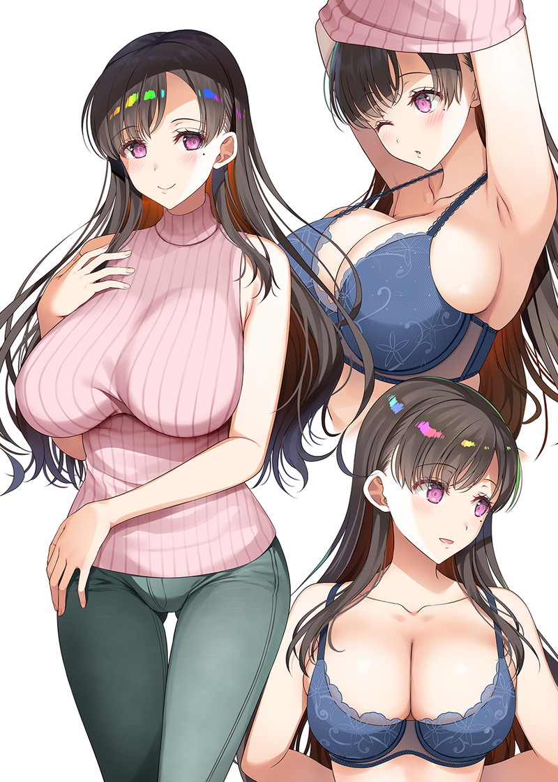 【二次】エッチで可愛いブラジャーを付けた女の子のエロ画像 Part２０