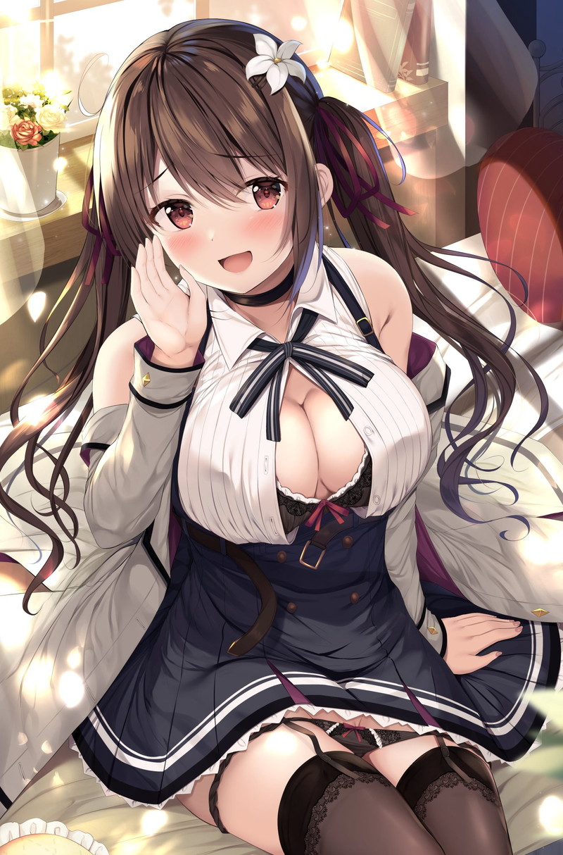 【二次】エッチで可愛いブラジャーを付けた女の子のエロ画像 Part２０