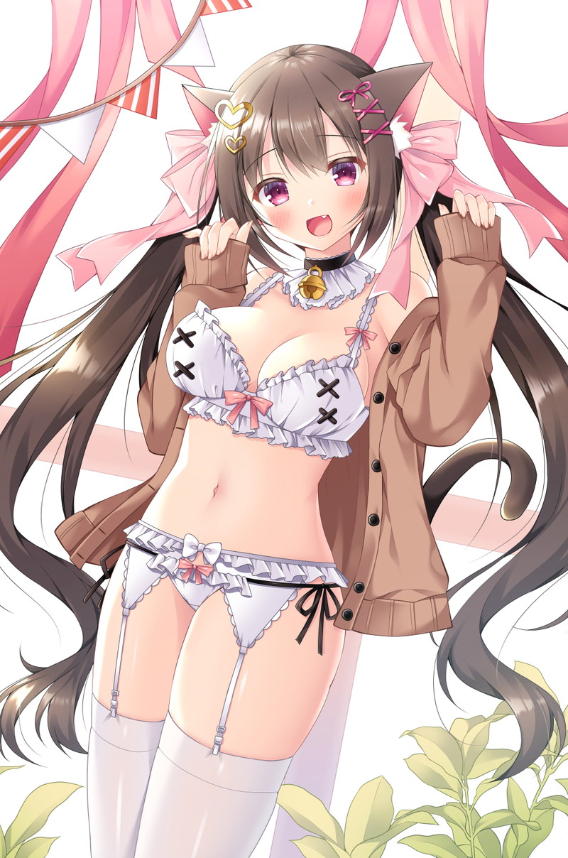 【二次】エッチで可愛いブラジャーを付けた女の子のエロ画像 Part２０