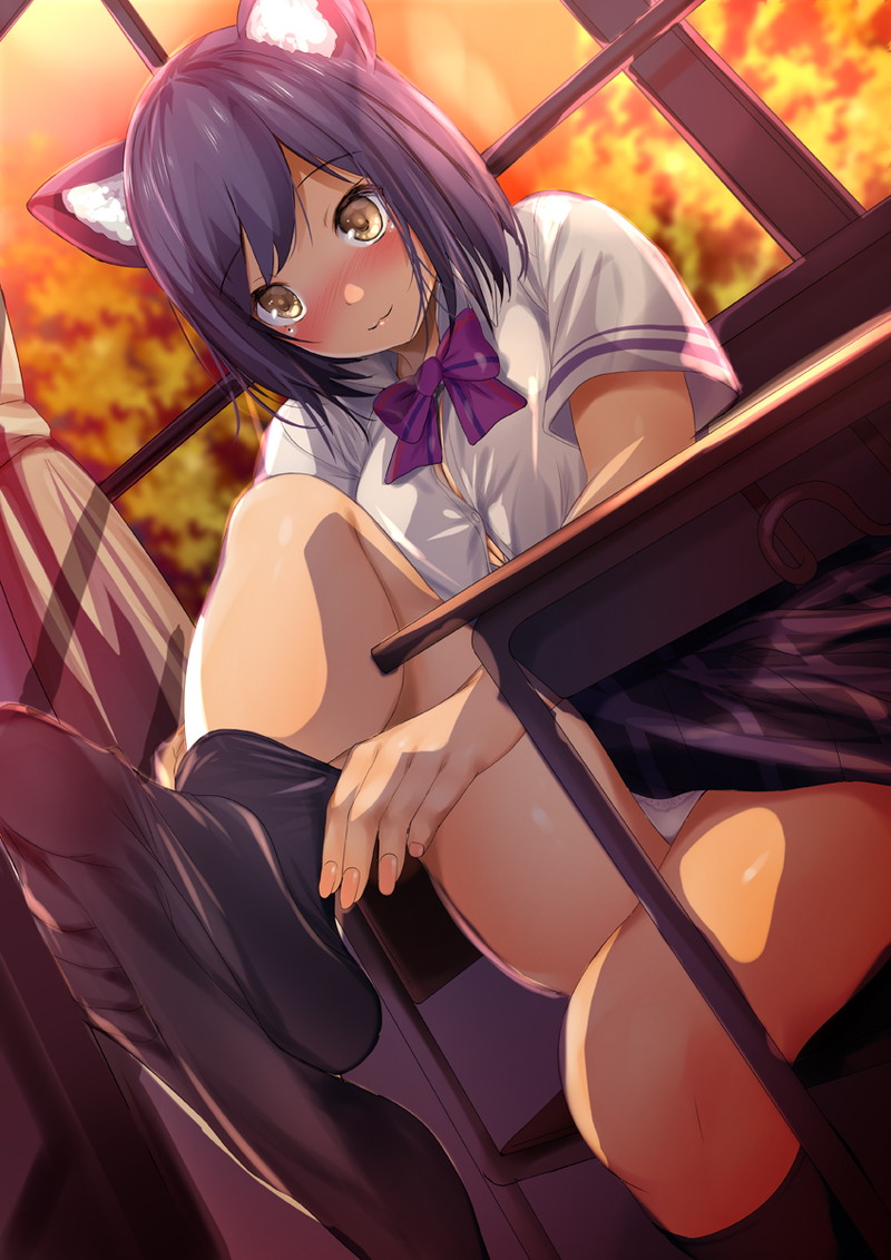 【二次】紫髪の女の子のエロ画像 Part２０