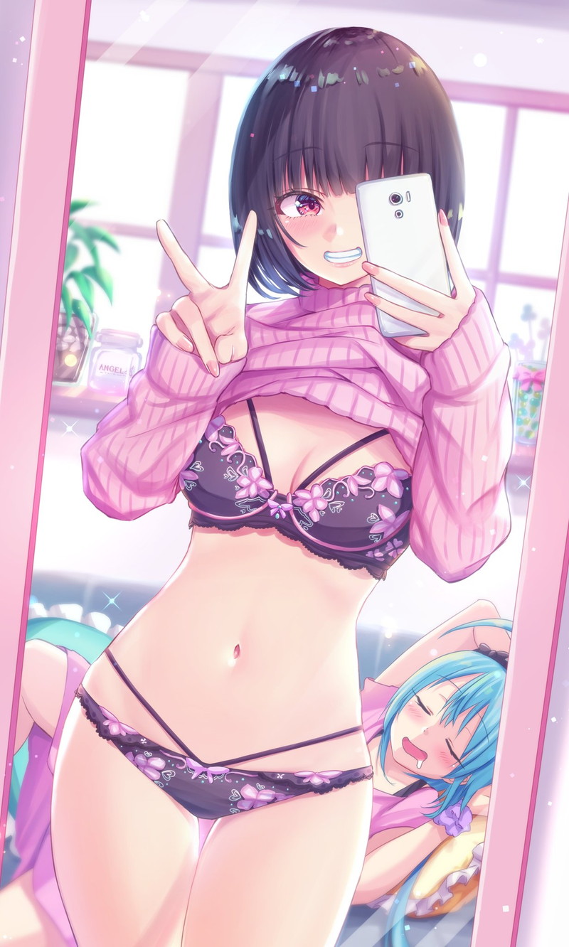 【二次】オカズを提供してくれるたくし上げエロ画像 Part６