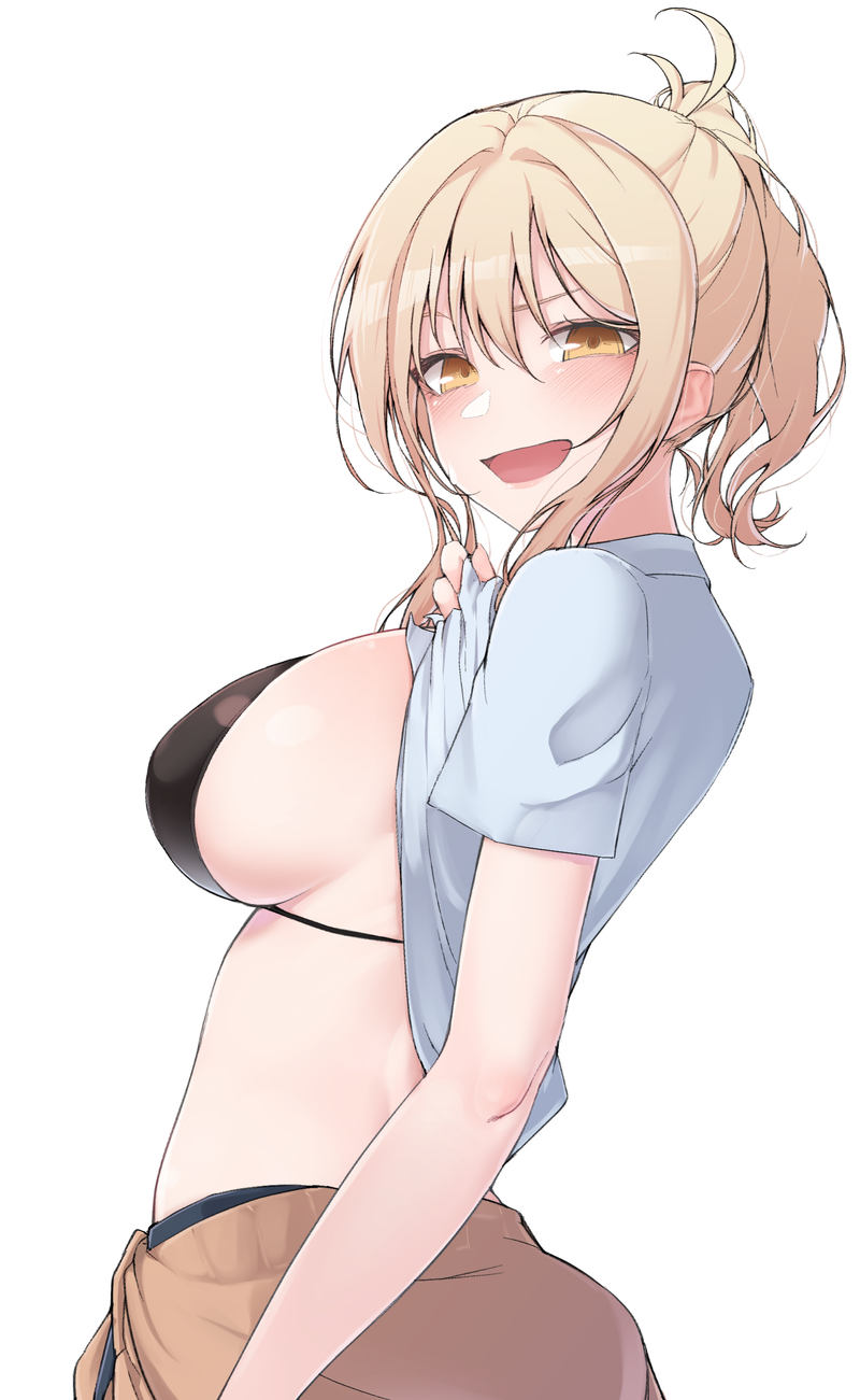 【二次】オカズを提供してくれるたくし上げエロ画像 Part６