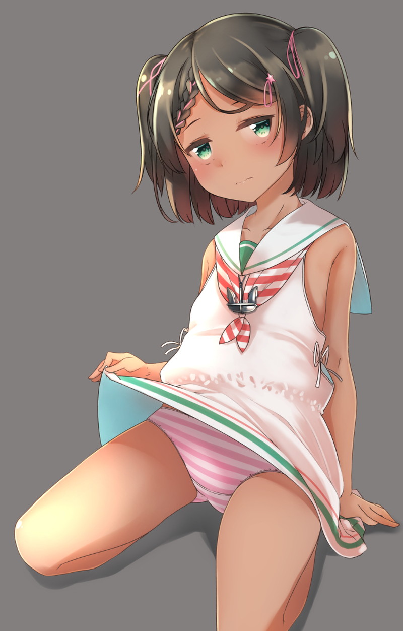 【二次】オカズを提供してくれるたくし上げエロ画像 Part７