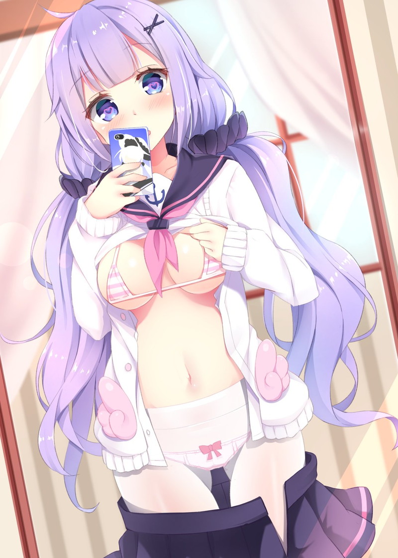 【二次】オカズを提供してくれるたくし上げエロ画像 Part７