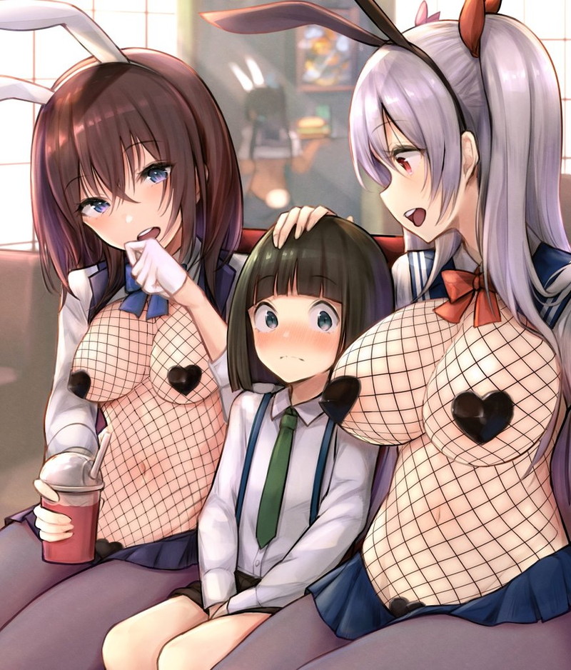 【二次】ニップレス、絆創膏で乳首とオマンコを隠したエロ画像 Part７