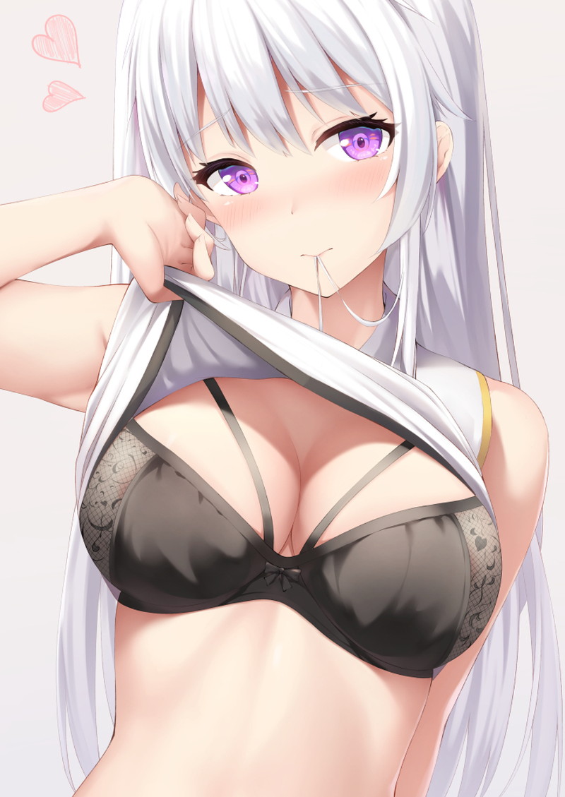 【二次】エッチで可愛いブラジャーを付けた女の子のエロ画像 Part２６
