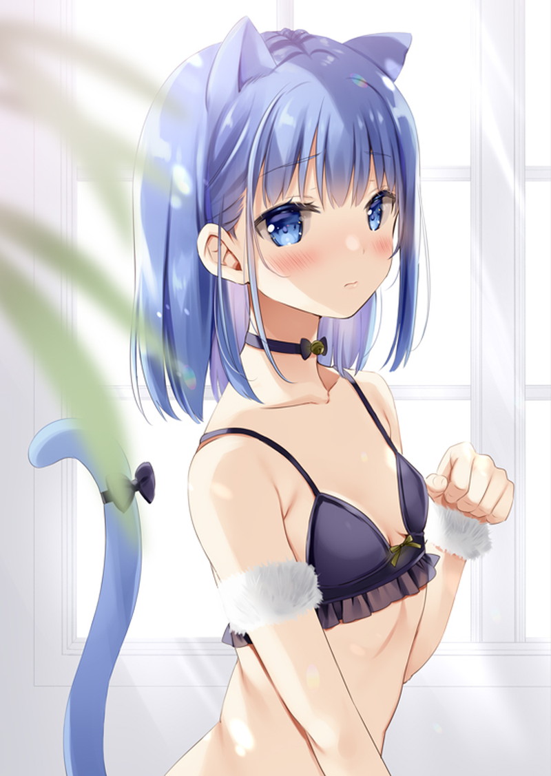 【二次】エッチで可愛いブラジャーを付けた女の子のエロ画像 Part２６