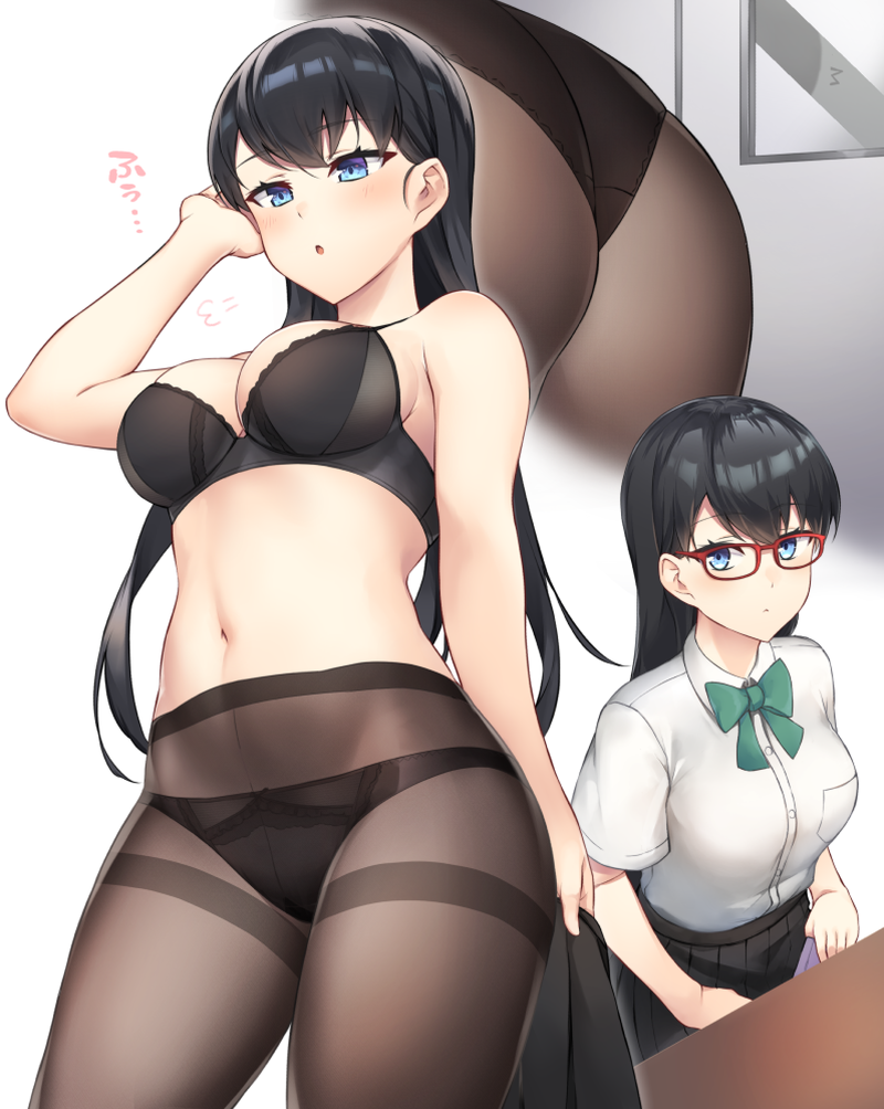 【二次】エッチで可愛いブラジャーを付けた女の子のエロ画像 Part２６