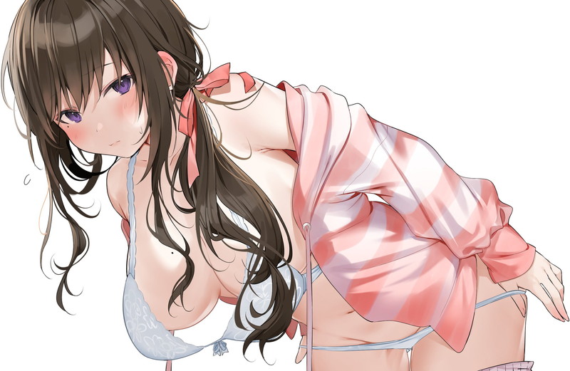 【二次】エッチで可愛いブラジャーを付けた女の子のエロ画像 Part２６