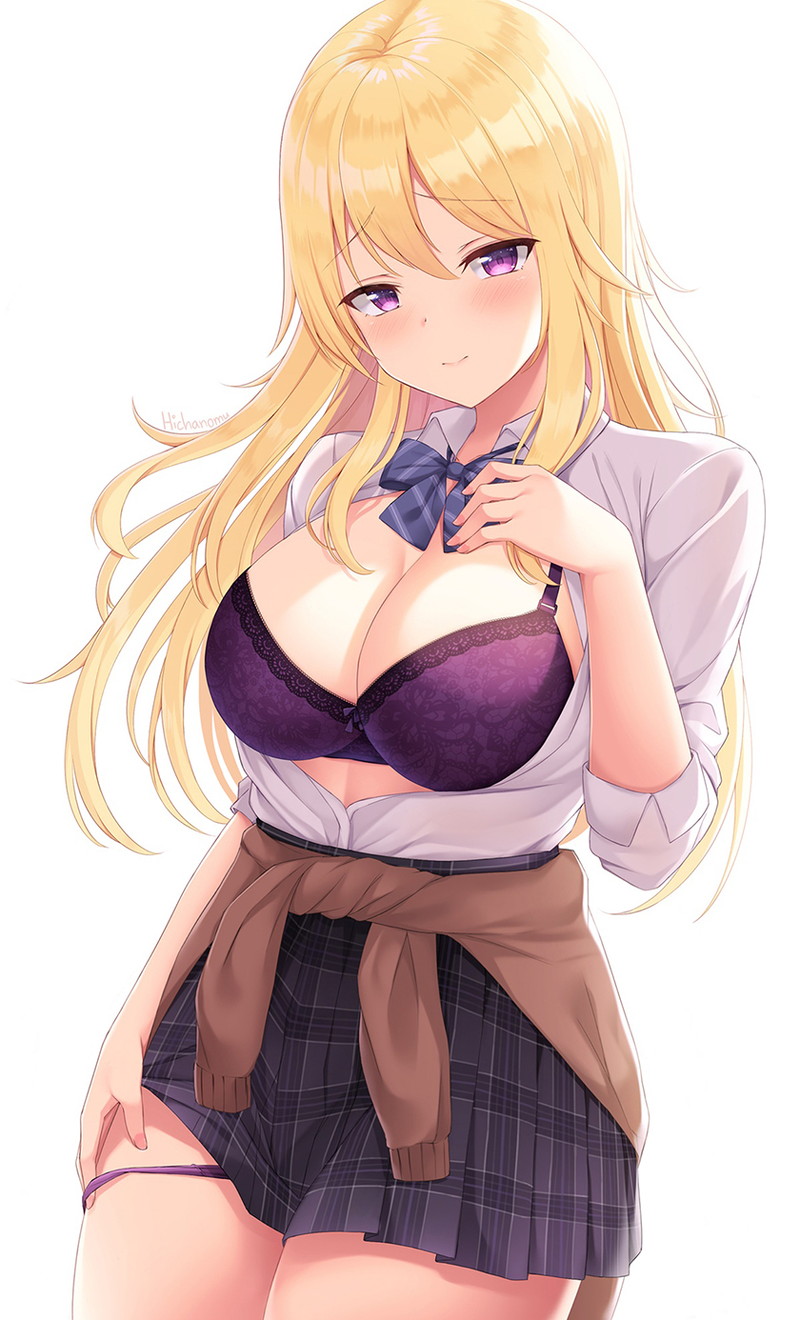 【二次】エッチで可愛いブラジャーを付けた女の子のエロ画像 Part２６