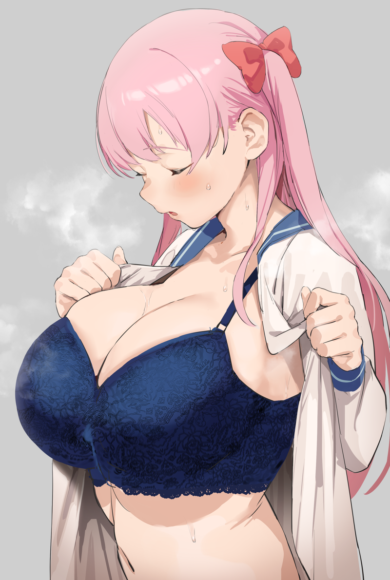 【二次】エッチで可愛いブラジャーを付けた女の子のエロ画像 Part２６