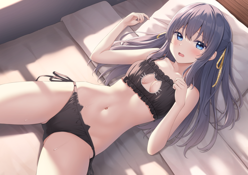 【二次】期待が高まる仰向け、寝そべり状態のエロ画像 Part１５