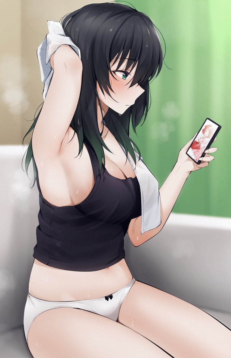 【二次】黒髪の女の子のエロ画像まとめ Part４８