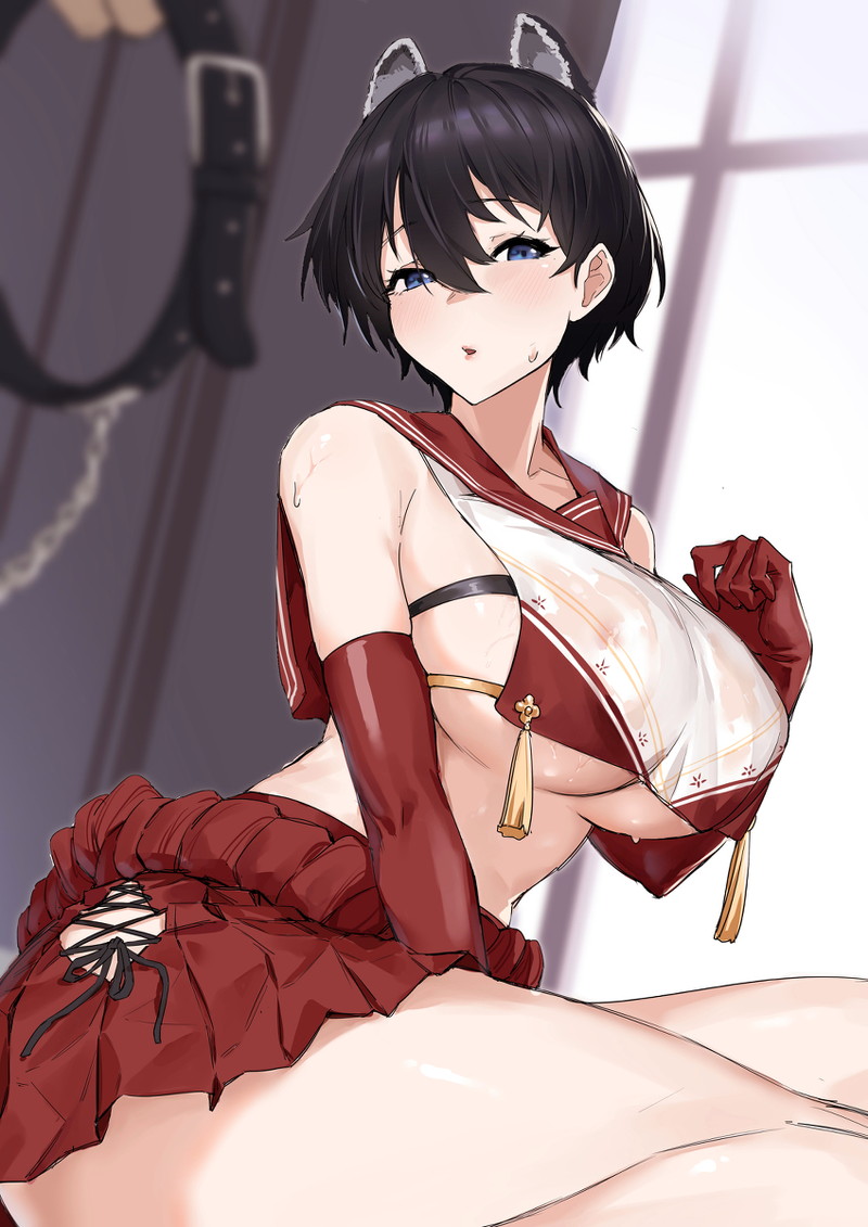 【二次】黒髪の女の子のエロ画像まとめ Part４８
